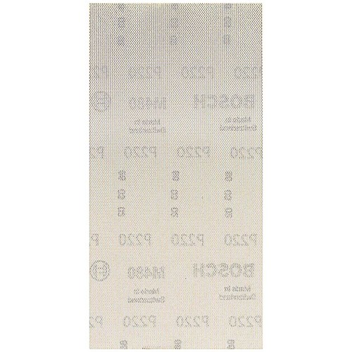 BOSCH Brusná mřížka EXPERT M480 pro vibrační brusky 115 × 230 mm, G 220, 10 ks 2608900766