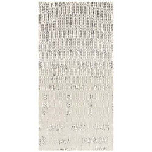 BOSCH Brusná mřížka EXPERT M480 pro vibrační brusky 115 × 230 mm, G 240, 10 ks 2608900767