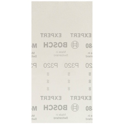 BOSCH Brusná mřížka EXPERT M480 pro vibrační brusky 115 × 230 mm, G 320, 10 ks 2608900768