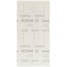 BOSCH Brusná mřížka EXPERT M480 pro vibrační brusky 115 × 230 mm, G 400, 10 ks 2608900769