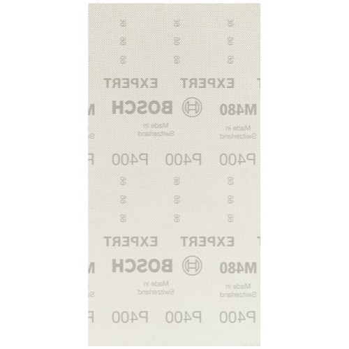 BOSCH Brusná mřížka EXPERT M480 pro vibrační brusky 115 × 230 mm, G 400, 10 ks 2608900769