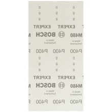 BOSCH Brusná mřížka EXPERT M480 pro vibrační brusky 115 × 230 mm, G 400, 50 ks 2608900775