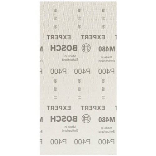 BOSCH Brusná mřížka EXPERT M480 pro vibrační brusky 115 × 230 mm, G 400, 50 ks 2608900775