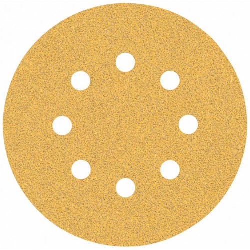 BOSCH Brusný papír EXPERT C470 s 8 otvory pro vibrační brusky 125 mm, G 60, 5 ks 2608900804