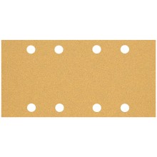 BOSCH Brusné papíry EXPERT C470 s 8 otvory pro vibrační brusky 93 × 186 mm, P60, 10 ks 2608900854