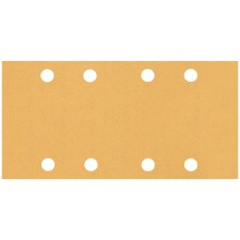 BOSCH Brusné papíry EXPERT C470 s 8 otvory pro vibrační brusky 93 × 186 mm, P120, 10 ks 2608900856