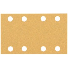 BOSCH Brusné papíry EXPERT C470 s 8 otvory pro vibrační brusky 80 × 133 mm, P80, 10 ks 2608900879