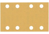 BOSCH Brusné papíry EXPERT C470 s 8 otvory pro vibrační brusky 80 × 133 mm, P180, 10 ks 2608900882