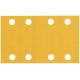 BOSCH Brusný papír EXPERT C470 s 8 otvory pro vibrační brusky 80 × 133 mm, G 240, 10 ks 2608900883