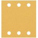 BOSCH Brusný papír EXPERT C470 se 6 otvory pro vibrační brusky 115 × 107 mm, G 80, 10 ks 2608900892