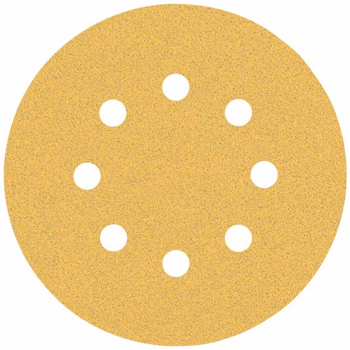 BOSCH Brusný papír EXPERT C470 s 8 otvory pro vibrační brusky 125 mm, G 80, 50 ks 2608900910