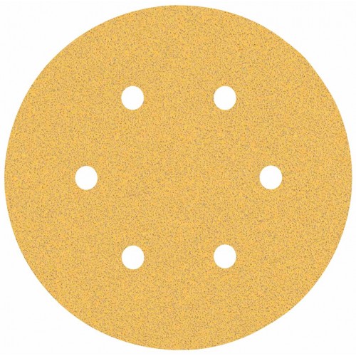 BOSCH Brusný papír EXPERT C470 s 6 otvory pro vibrační brusky 150 mm, G 80, 50 ks 2608900919