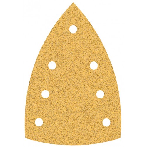 BOSCH Brusný papír EXPERT C470 se 7 otvory pro multifunkční pily 100 × 150 mm, G 60, 10 ks 2608901115