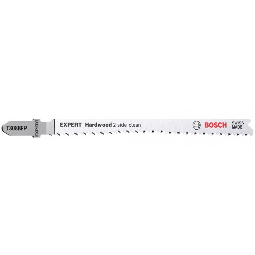 BOSCH Pilové plátky pro přímočaré pily EXPERT Hardwood 2-side clean T 308 BFP , 25 ks 2608901181