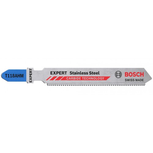 BOSCH Pilový plátek pro přímočaré pily EXPERT 'Stainless Steel' T 118 AHM, 2 ks 2608901709