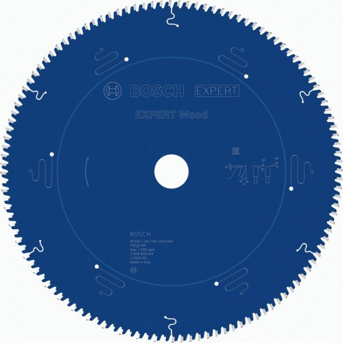 BOSCH EXPERT Wood Pilový kotouč, 254 × 2,6/1,8 × 25,4 mm, T120 2608902244