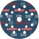 BOSCH Brusný kotouč EXPERT O780 s fólií, 125 mm, G320, 6ks 2608902405