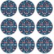 BOSCH 9dílná sada brusných kotoučů EXPERT O780 s fólií, 150 mm, G80 (3×); G120 (3×); G180 (3×) 2608902448
