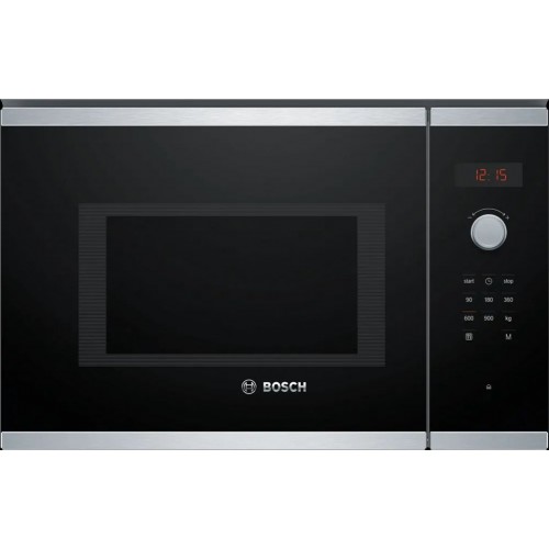 Bosch Serie 4 Vestavná mikrovlnná trouba 59 x 38 cm nerez BFL553MS0 Bosch Serie 4 Vestavná mikrovlnná trouba 59 x 38 cm nerez BFL553MS0