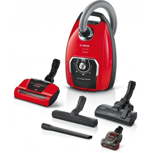 Bosch Serie 8, Sáčkový vysavač, ProAnimal, Červená BGB8PET1
