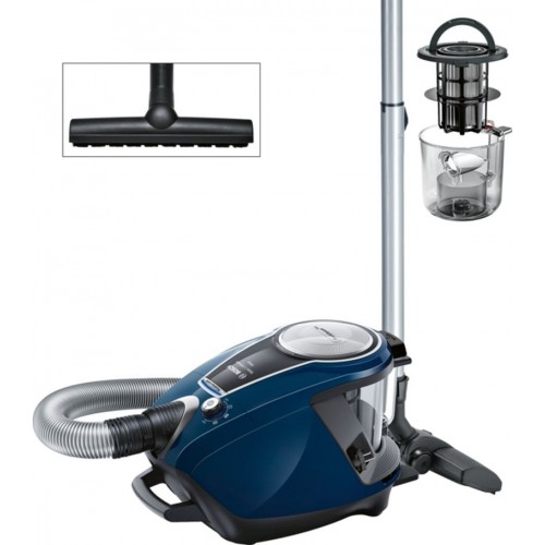Bosch Serie 8 Bezsáčkový vysavač ProSilence modrá BGS7RCL