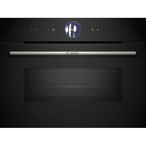 Bosch Serie 8 Vestavná kompaktní trouba s mikrovlnami 60 x 45 cm černá CMG7761B1