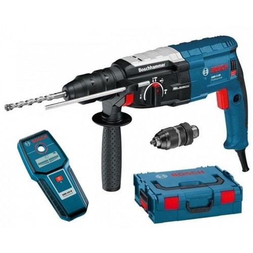 BOSCH GBH 2-28 F Vrtací kladivo + GMS 100 M Detektor kovu 061126760A