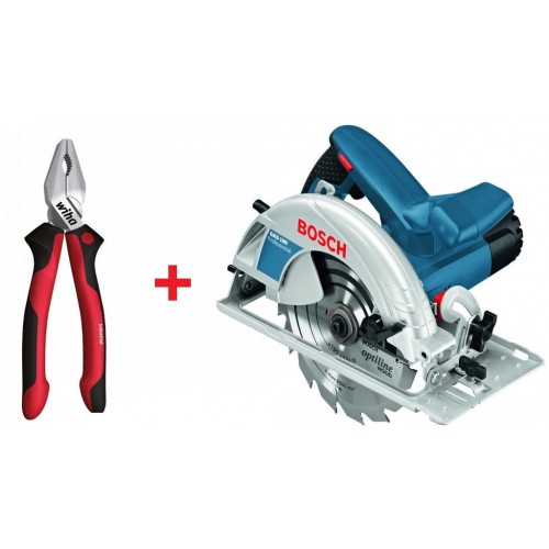 BOSCH GKS 190 Okružní pila + kombinované kleště WIHA 0615990K33