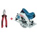 BOSCH GKS 190 Okružní pila + kombinované kleště WIHA 0615990K33