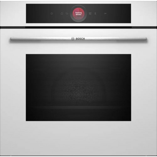 Bosch Serie 8 Vestavná pečící trouba 60 x 60 cm Bílá HBG7741W1
