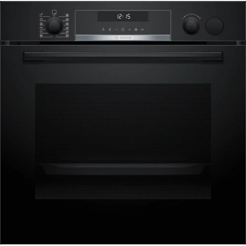 Bosch Serie 6 Vestavná trouba s přídavnou párou 60 x 60 cm černá HRG578CB7