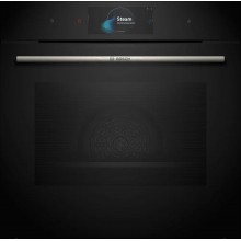 Bosch Serie 8 Vestavná kombinovaná parní trouba 60 x 60 cm černá HSG7584B1