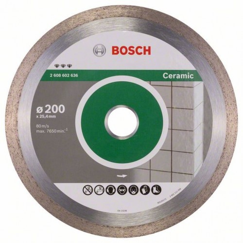 BOSCH Best for Ceramic Diamantový řezný kotouč, 200 x 25,4 x 2,2 x 10 mm 2608602636 BOSCH Best for Ceramic Diamantový řezný kotouč, 200 x 25,4 x 2,2 x 10 mm 2608602636