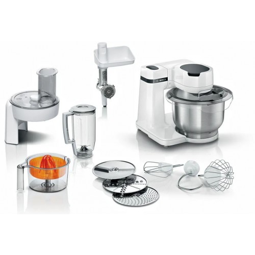 Bosch Serie 2, Kuchyňský robot, MUM, 700 W, Bílá, bílá MUMS2EW40