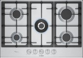 Bosch Serie 6 Plynová varná deska 75 cm Nerez PCQ7A5I90