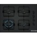 Bosch Serie 2 Plynová varná deska 60 cm tvrzené sklo, černá POH6B6K30
