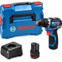 BOSCH GSB12V-32 PROFESSIONAL Aku příklepový šroubovák, 2x 12V/2,0Ah, L-BOXX 06019G9502