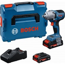 BOSCH GDS18V-450P PROFESSIONAL Akumulátorový rázový utahovák, 2x4,0Ah, L-BOXX 06019K4302