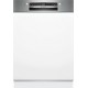 Bosch Serie 4 Částečně vestavná myčka nádobí 60 cm Nerez SMI4HTS14E
