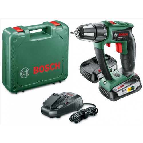 BOSCH PSR 18 LI-2 Ergonomic akumulátorový vrtací šroubovák 06039B0101