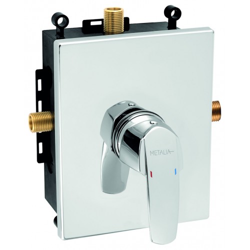 NOVASERVIS METALIA 56 podomítková baterie s boxem chrom,1 vývod BOX56050,0