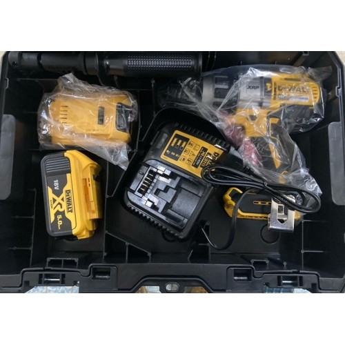 VÝPRODEJ DeWALT DCD996P2 Aku bezuhlíková vrtačka s příklepem XRP kufr TSTAK (18V/2x5,0Ah) POUŽITÁ NABÍJEČKA!!