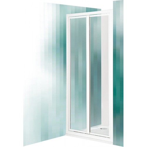 Roltechnik Sprchové dveře dvoukřídlé CDO2/750 bílá / transparent Roltechnik Sprchové dveře dvoukřídlé CDO2/750 bílá / transparent
