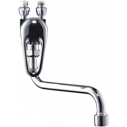 CLAGE SME Nástěnná páková beztlaková baterie s raménkem 16 cm 1100-04101