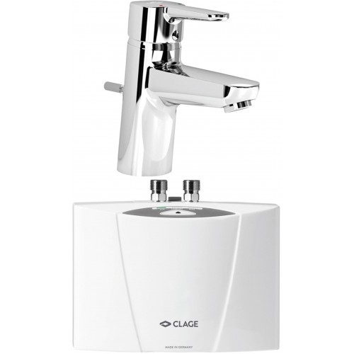 CLAGE MCX BLUE Malý průtokový ohřívač vody s hygienickou baterií 3,5 kW 230 V 1500-15133