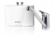 CLAGE M4 EKM Malý průtokový ohřívač vody 4,4 W 230V + páková stojánková baterie 1500-17224