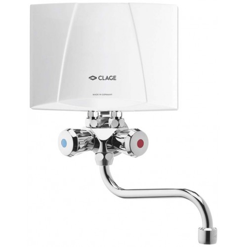 CLAGE M7 SMB Ohřívač vody 6,5kW/400V + kohoutková armatura 1500-17107