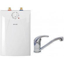 CLAGE S5-U+BUP Ohřívač vody se zásobníkem pod umyvadlo 2,0kW/230V, s ventilovou armaturou 4100-42056 DOPRODEJ