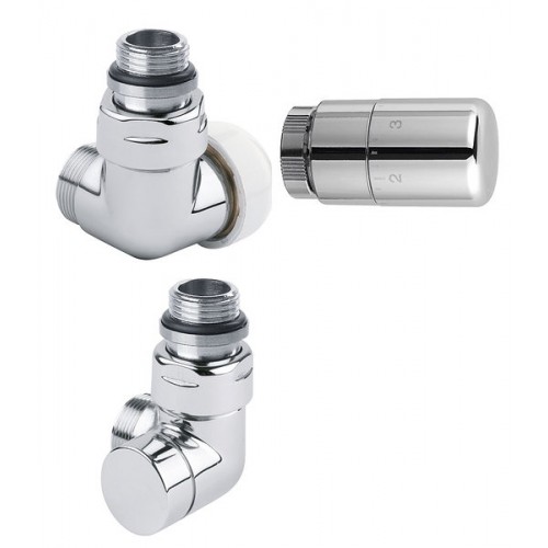 SAPHO CORNER připojovací sada ventilů termostatická, levé, chrom CP1011L