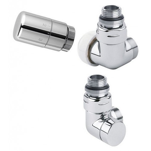 SAPHO CORNER připojovací sada ventilů termostatická, pravé, chrom CP1012R
